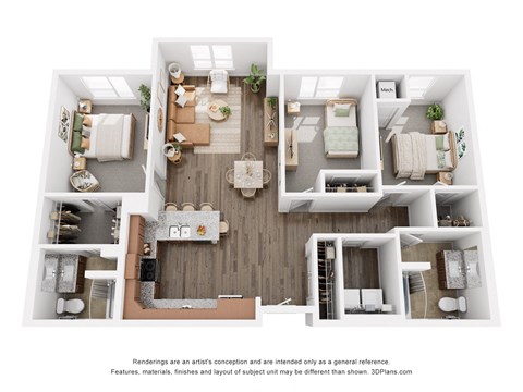 a look at the floor plan of the apartment